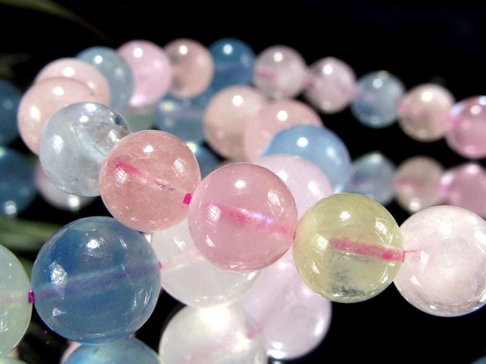 ベリル 緑柱石 ブレスレット MIX パステル