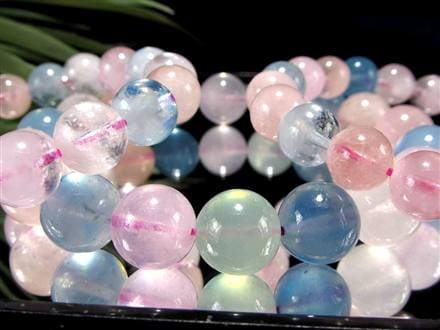 ベリル 緑柱石 ブレスレット MIX パステル