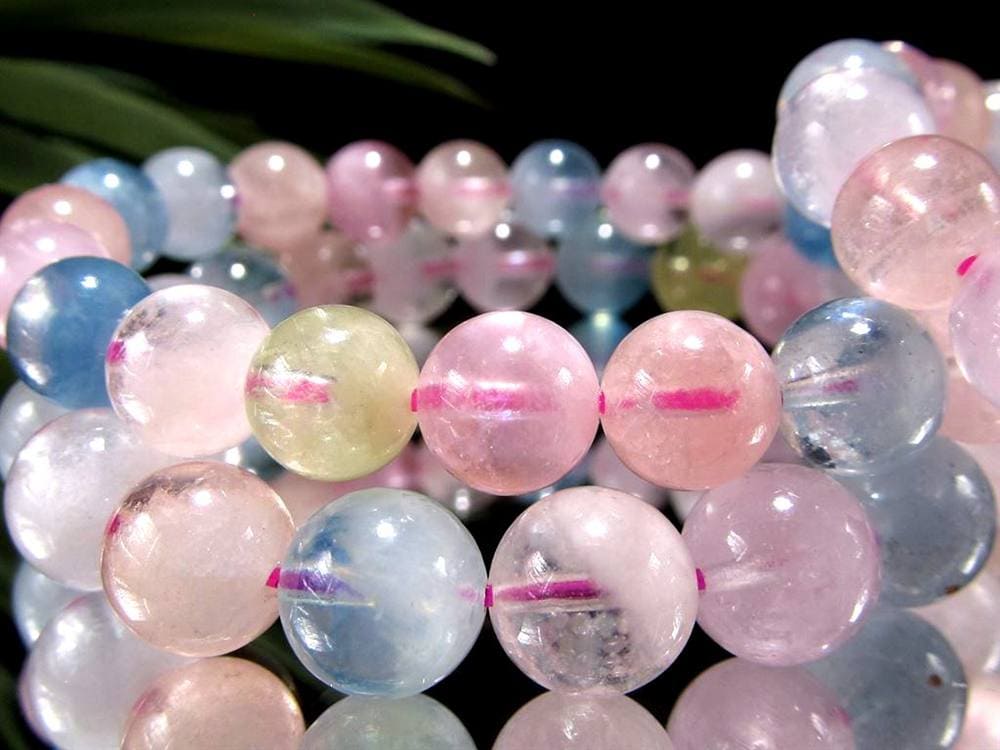 ベリル 緑柱石 ブレスレット MIX パステル