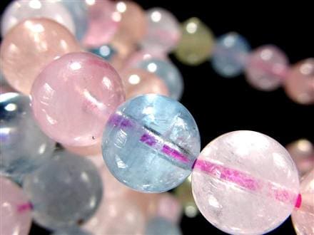 ベリル 緑柱石 ブレスレット MIX パステル