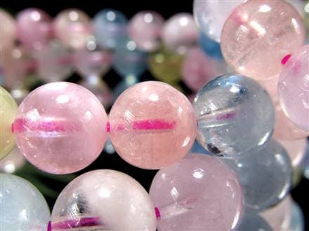 ベリル 緑柱石 ブレスレット MIX パステル