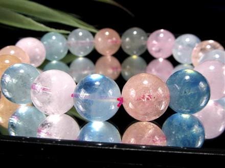 ベリル 緑柱石 ブレスレット MIX パステル