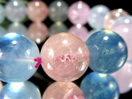 ベリル 緑柱石 ブレスレット MIX パステル