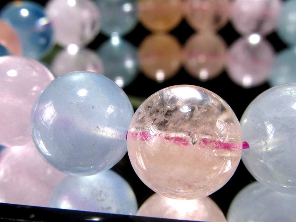 ベリル 緑柱石 ブレスレット MIX パステル