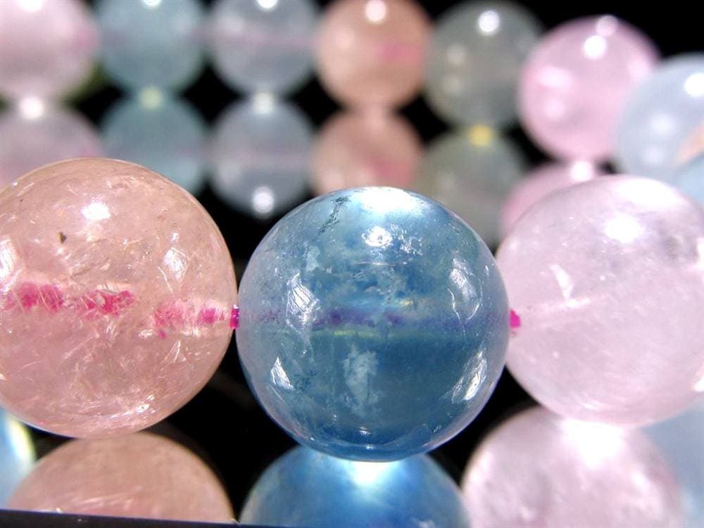 ベリル 緑柱石 ブレスレット MIX パステル