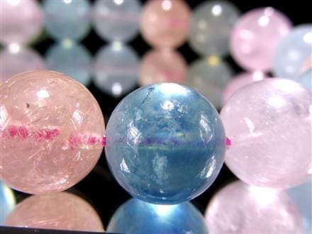 ベリル 緑柱石 ブレスレット MIX パステル