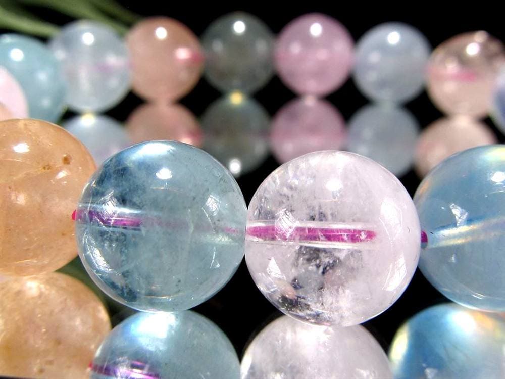 ベリル 緑柱石 ブレスレット MIX パステル