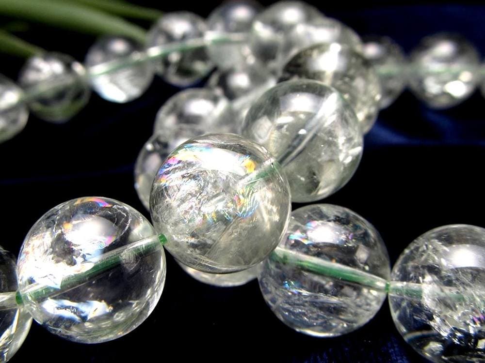 プラシオライト グリーンアメジスト ブレスレット 緑水晶 プラジオライト