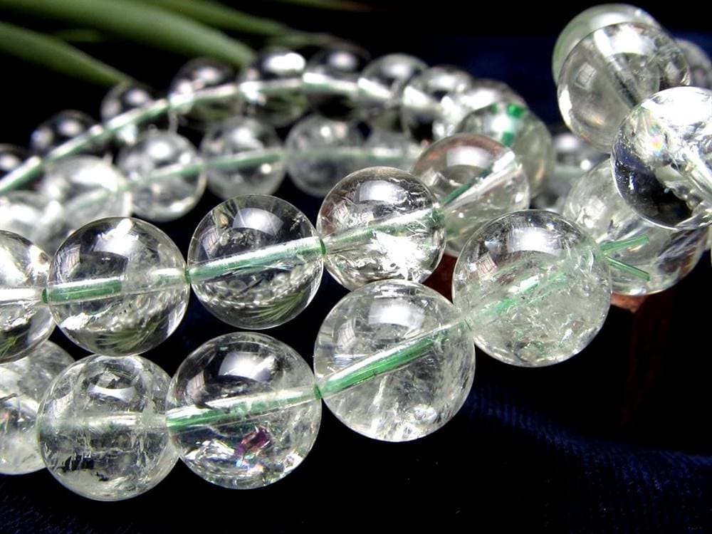 プラシオライト グリーンアメジスト ブレスレット 緑水晶 プラジオライト