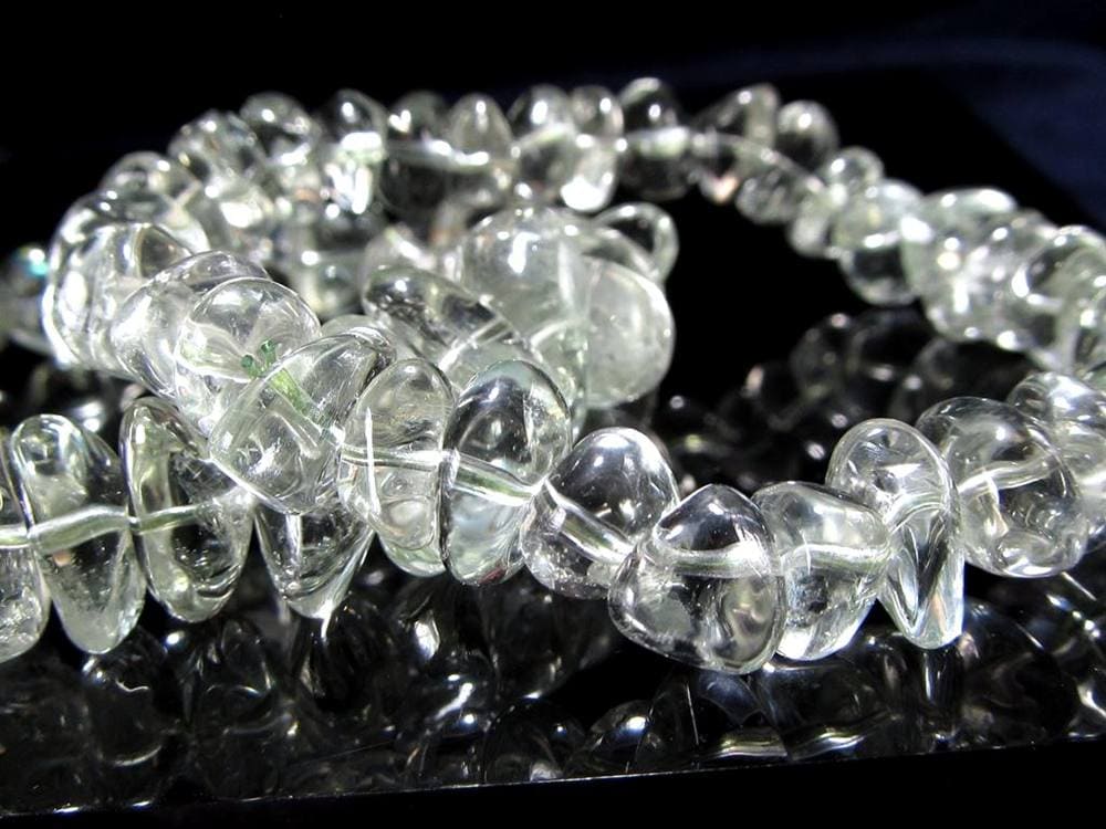 プラシオライト グリーンアメジスト ブレスレット 緑水晶 プラジオライト