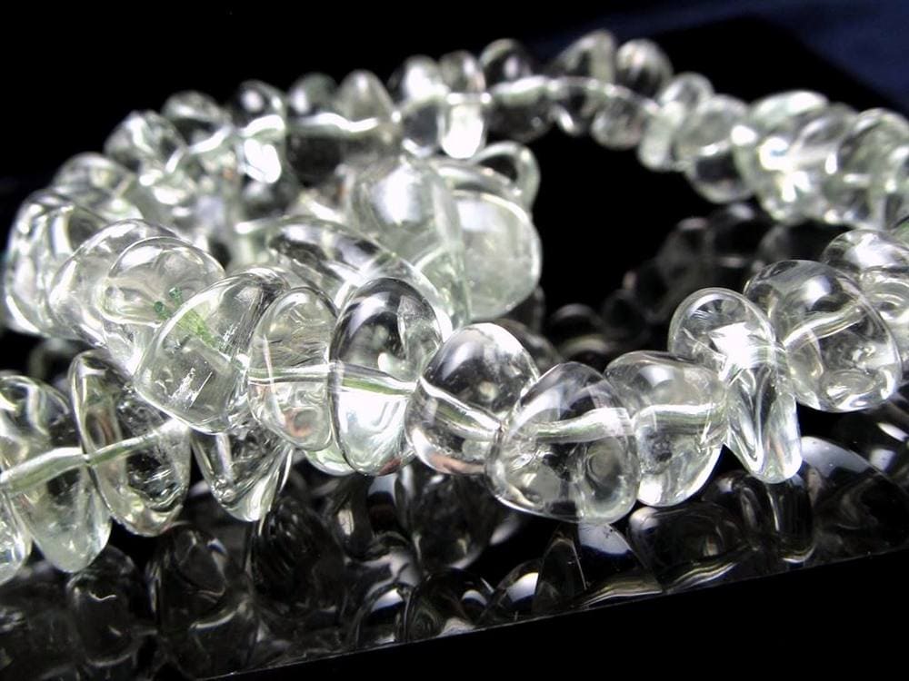 プラシオライト グリーンアメジスト ブレスレット 緑水晶 プラジオライト