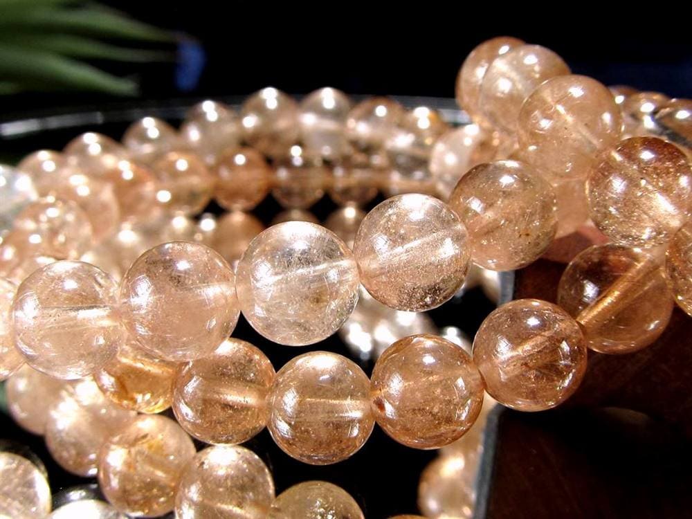 トパーズ ブレスレット シャンパンカラー 誕生石 シャンパントパーズ