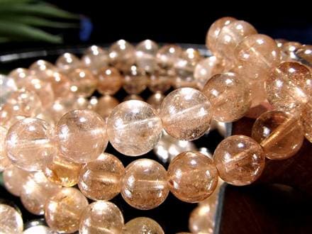 トパーズ ブレスレット シャンパンカラー 誕生石 シャンパントパーズ