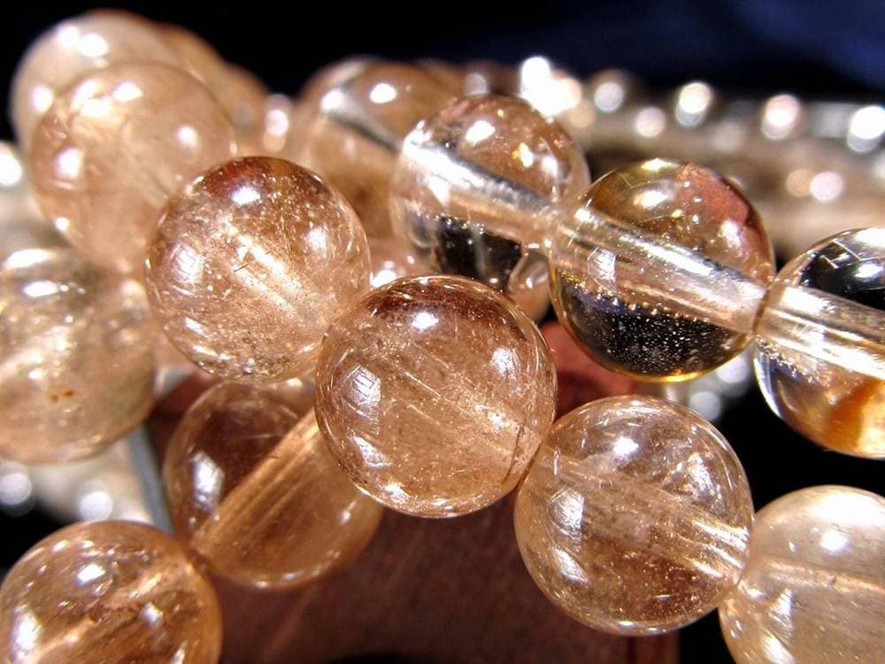 トパーズ ブレスレット シャンパンカラー 誕生石 シャンパントパーズ