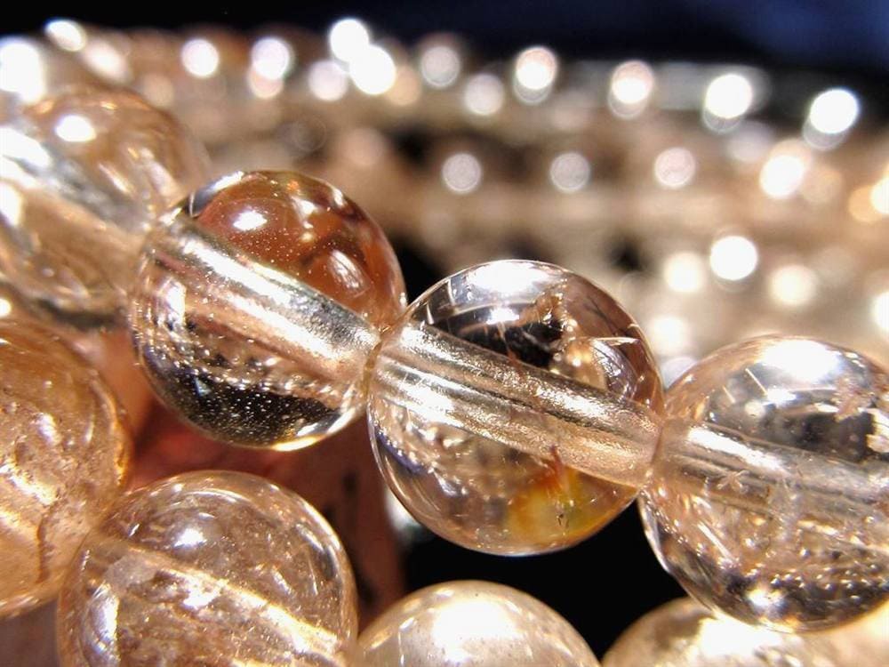 トパーズ ブレスレット シャンパンカラー 誕生石 シャンパントパーズ