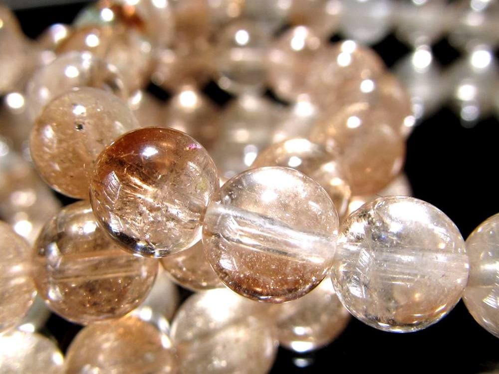 トパーズ ブレスレット シャンパンカラー 誕生石 シャンパントパーズ