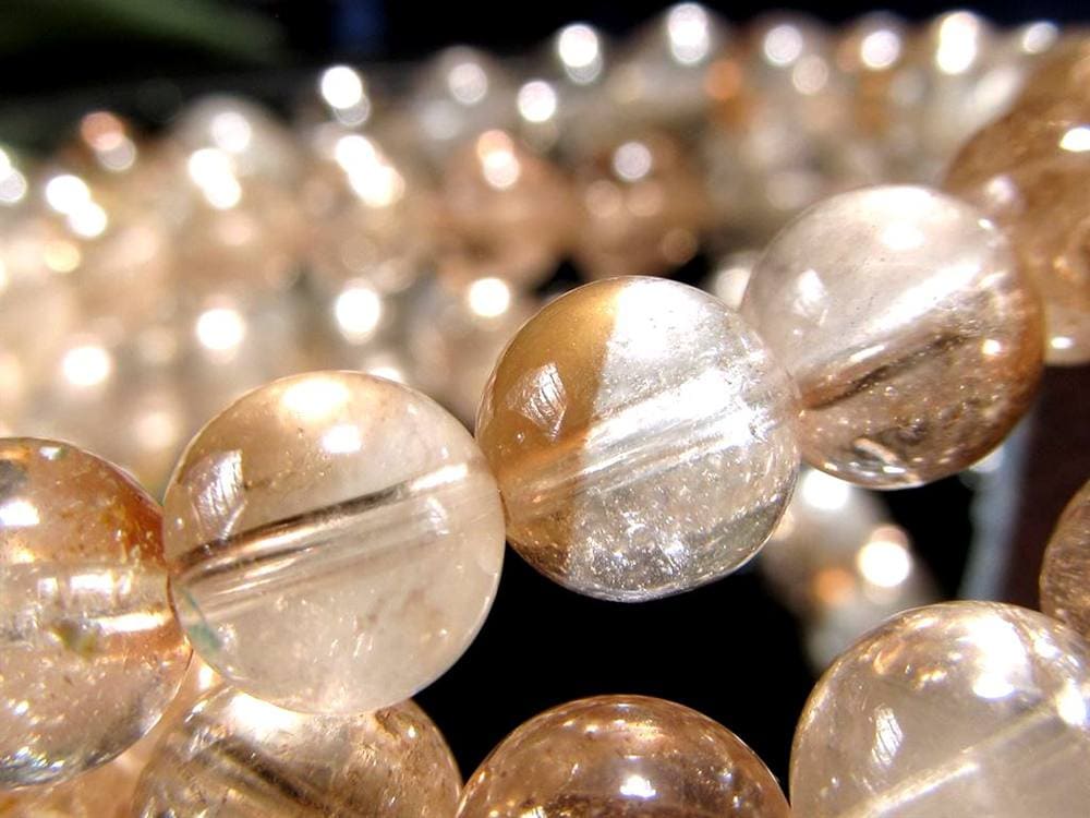 トパーズ ブレスレット シャンパンカラー 誕生石 シャンパントパーズ