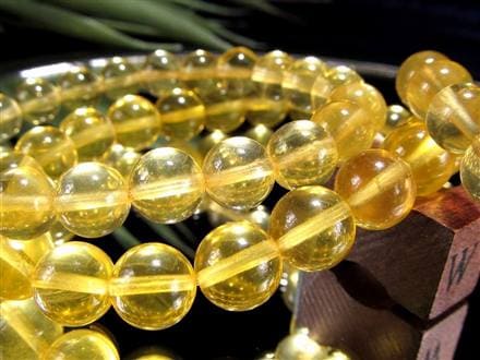 フローライト ブレスレット イエローフローライト 天然石 蛍石