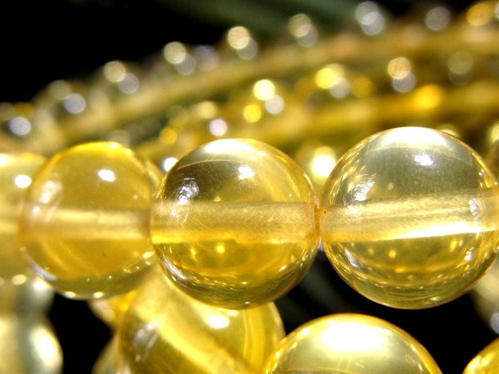 フローライト ブレスレット イエローフローライト 天然石 蛍石