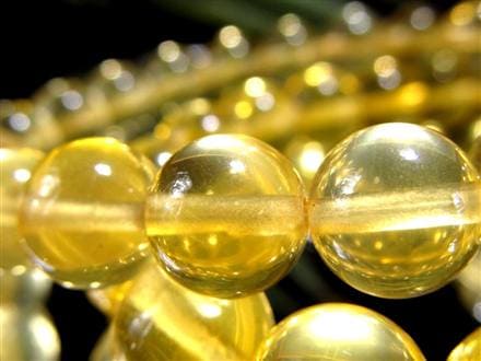 フローライト ブレスレット イエローフローライト 天然石 蛍石