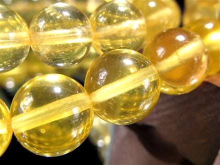 フローライト ブレスレット イエローフローライト 天然石 蛍石