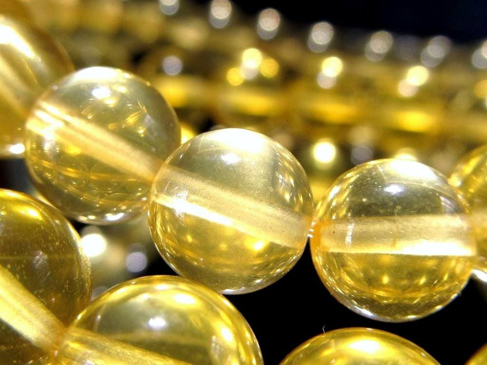 フローライト ブレスレット イエローフローライト 天然石 蛍石