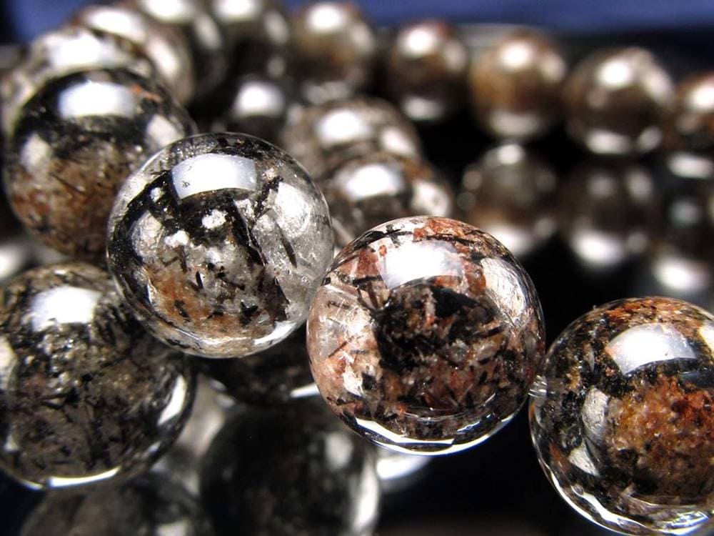 ガーデンルチルクォール 庭園針水晶 ルチルクォーツ ガーデンクォーツ ブレスレット