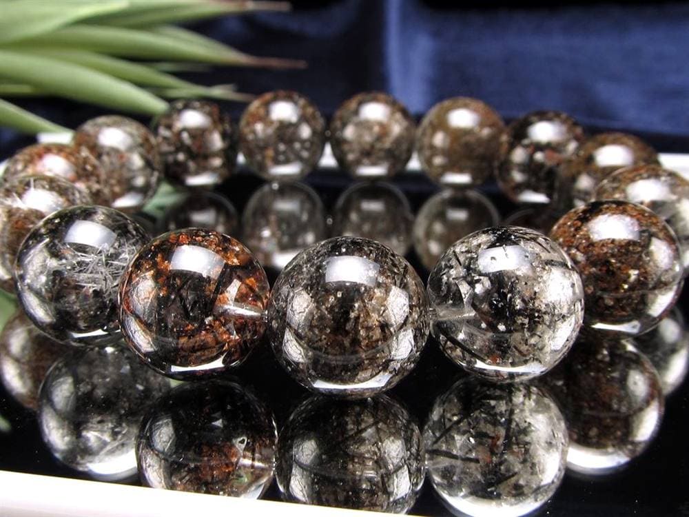 ガーデンルチルクォール 庭園針水晶 ルチルクォーツ ガーデンクォーツ ブレスレット