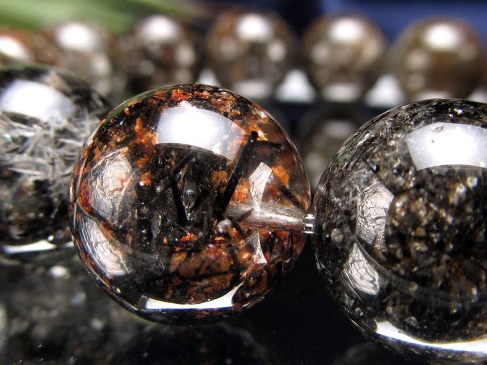 ガーデンルチルクォール 庭園針水晶 ルチルクォーツ ガーデンクォーツ ブレスレット