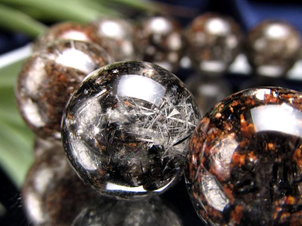 ガーデンルチルクォール 庭園針水晶 ルチルクォーツ ガーデンクォーツ ブレスレット