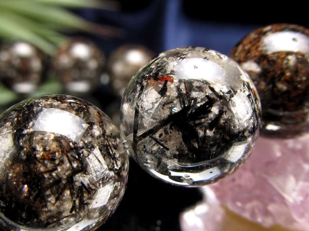 ガーデンルチルクォール 庭園針水晶 ルチルクォーツ ガーデンクォーツ ブレスレット