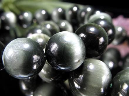 キャッツアイクォーツ ブレスレット アンフィボール ラビットヘア