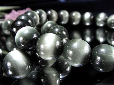 キャッツアイクォーツ ブレスレット アンフィボール ラビットヘア