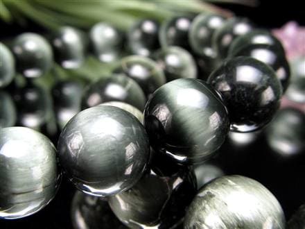 キャッツアイクォーツ ブレスレット アンフィボール ラビットヘア