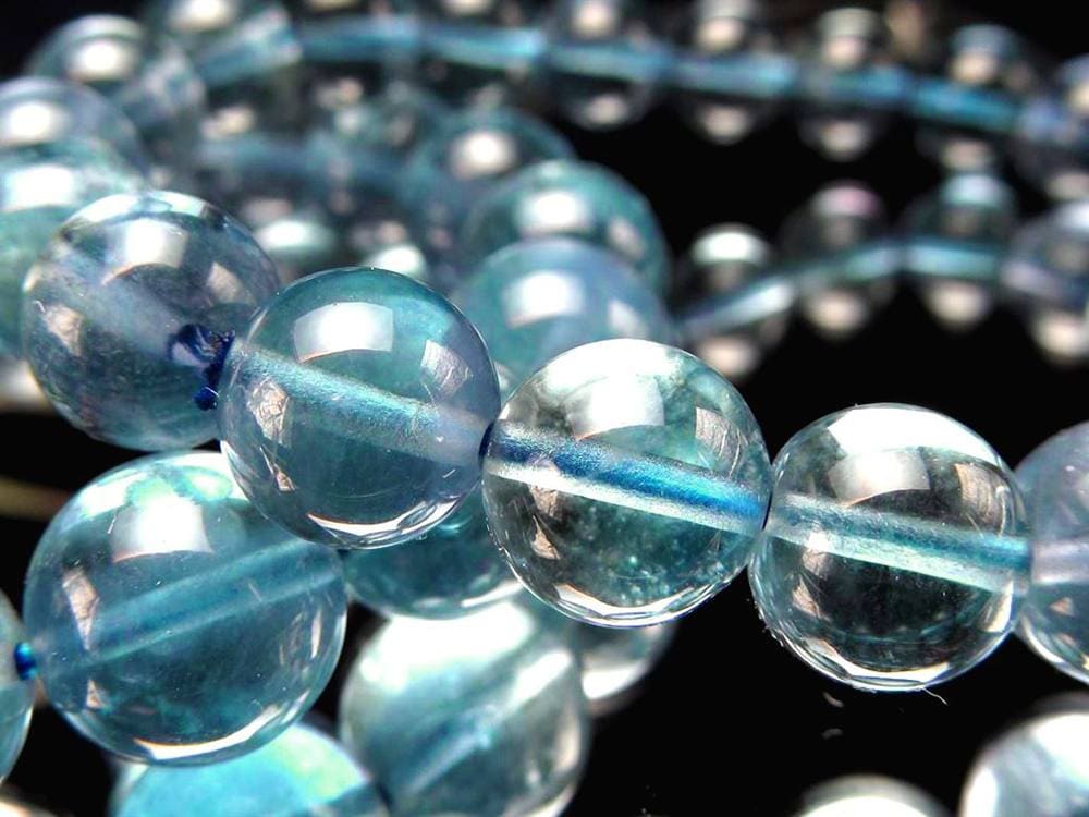 フローライト ブレスレット ブルーグリーンフローライト 天然石 蛍石