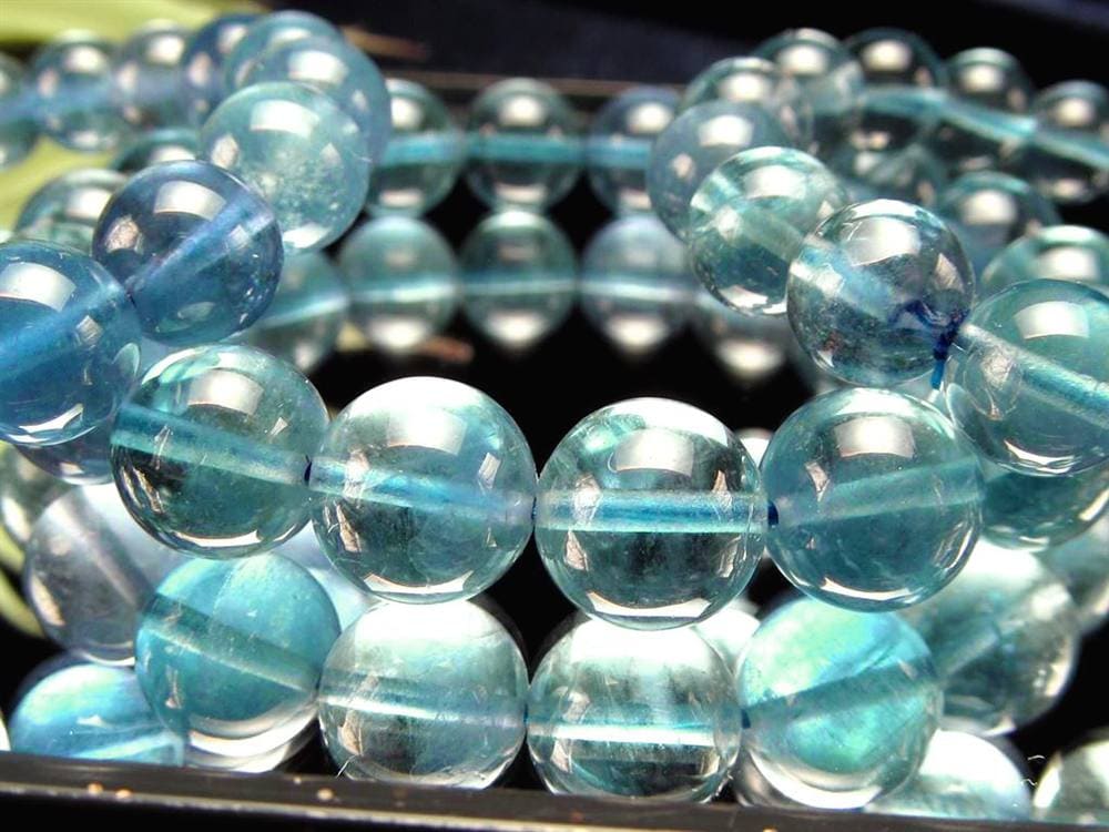 フローライト ブレスレット ブルーグリーンフローライト 天然石 蛍石