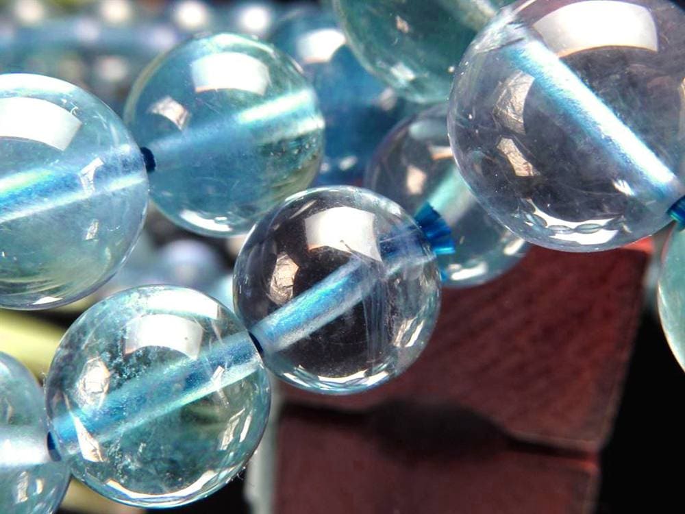 フローライト ブレスレット ブルーグリーンフローライト 天然石 蛍石