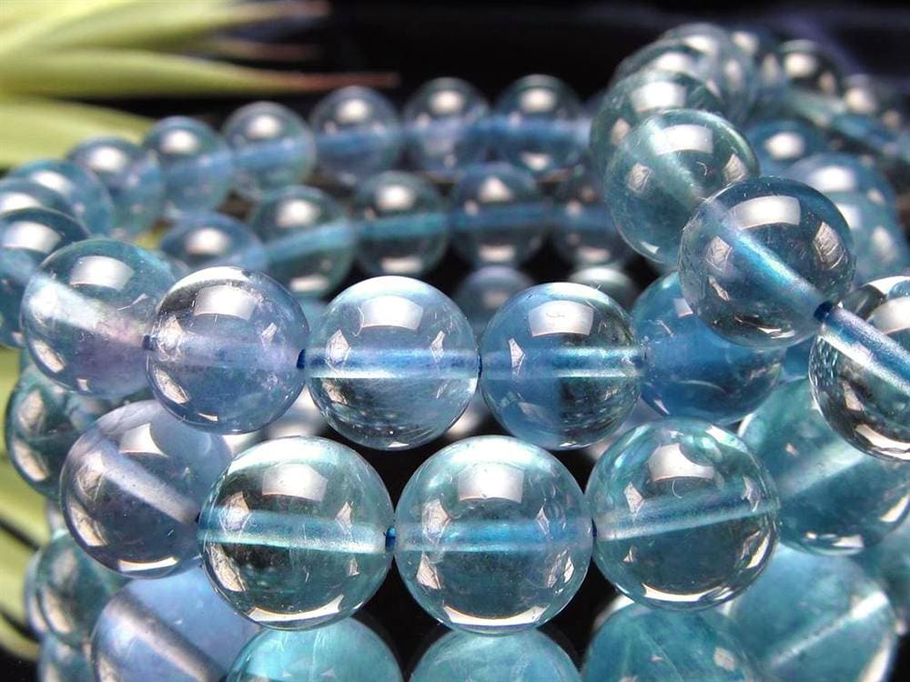 フローライト ブレスレット ブルーグリーンフローライト 天然石 蛍石