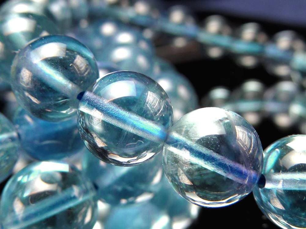 フローライト ブレスレット ブルーグリーンフローライト 天然石 蛍石