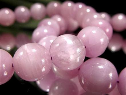 クンツァイト ブレスレット リチア輝石 キャッツアイ 天然石