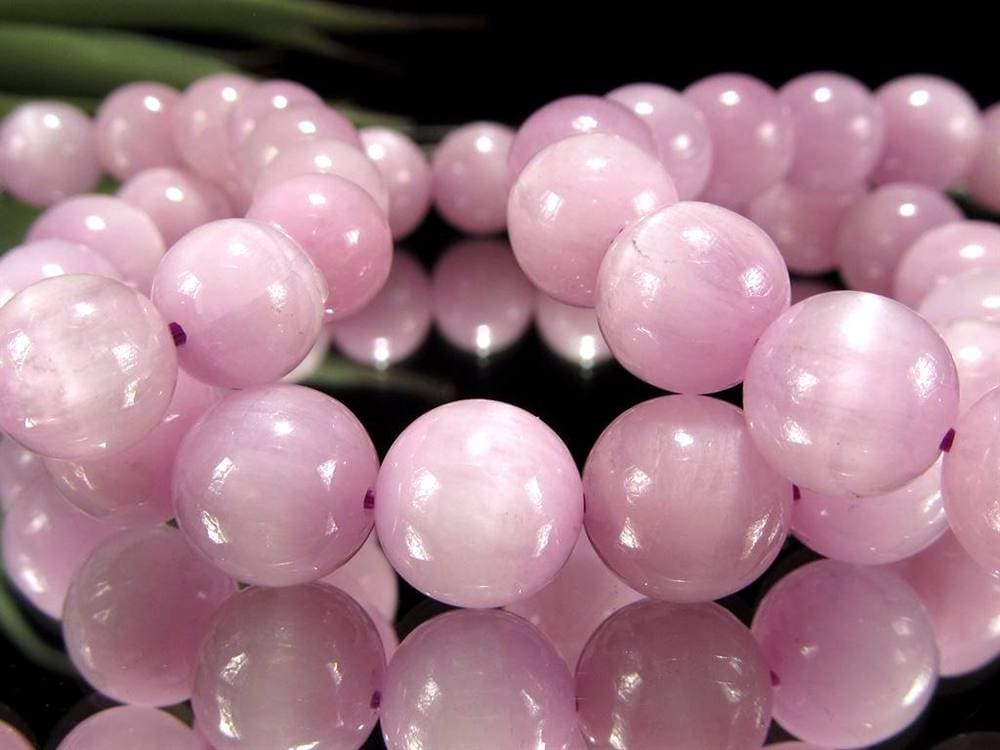 クンツァイト ブレスレット リチア輝石 キャッツアイ 天然石