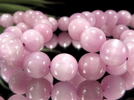 クンツァイト ブレスレット リチア輝石 キャッツアイ 天然石