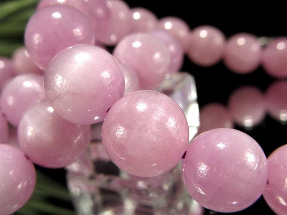 クンツァイト ブレスレット リチア輝石 キャッツアイ 天然石