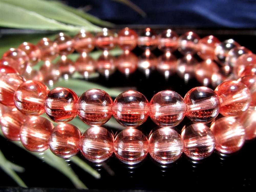 アンデシン ブレスレット レッド カラーチェンジ チベット産