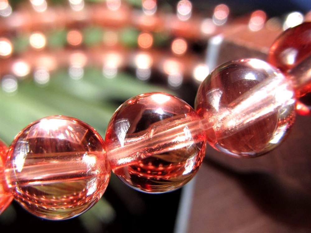 アンデシン ブレスレット レッド カラーチェンジ チベット産