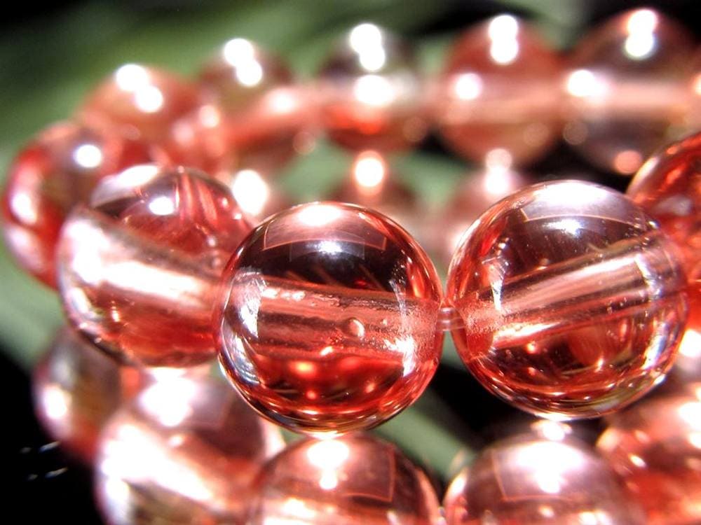 アンデシン ブレスレット レッド カラーチェンジ チベット産