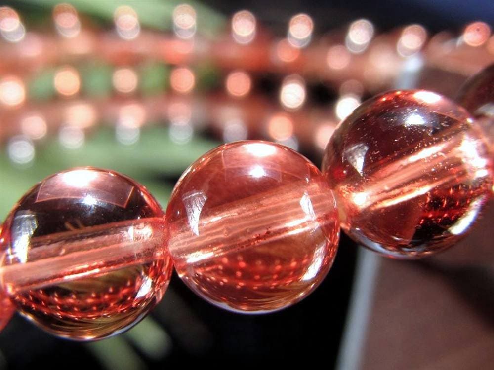 アンデシン ブレスレット レッド カラーチェンジ チベット産