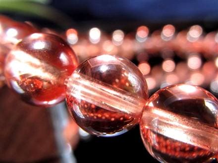 アンデシン ブレスレット レッド カラーチェンジ チベット産