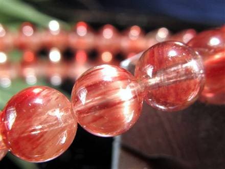 アンデシン ブレスレット レッド カラーチェンジ チベット産