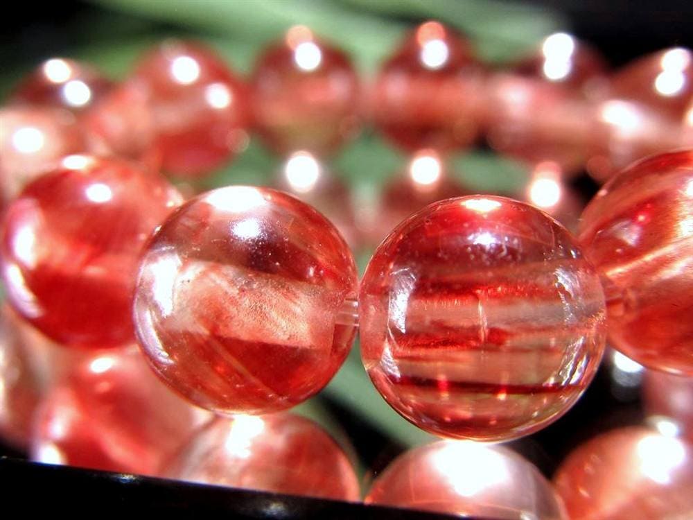 アンデシン ブレスレット レッド カラーチェンジ チベット産